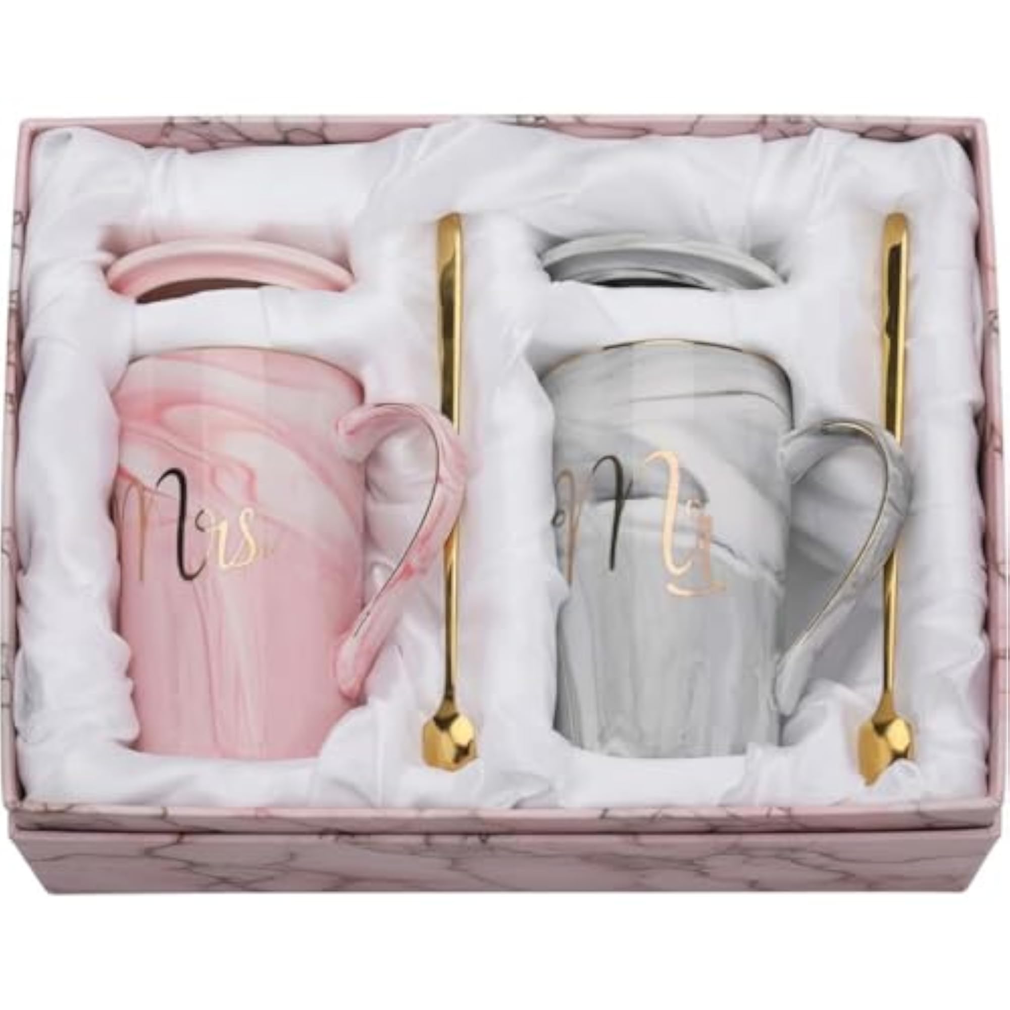 Mr & Mrs Love Brew Mug Set for Couples